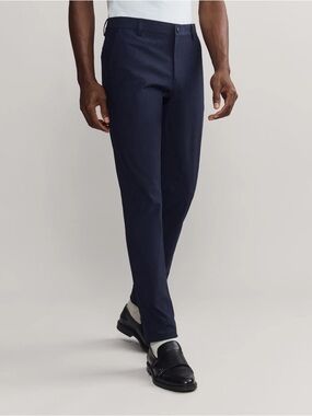 Rhone Men's Slim Commuter Performance Dress Pants - Blue Indigo - 28x32